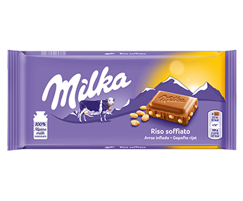 Milka Riz Croustilliant Au Riz 100g  - épicerie les 3 gourmets Chocolat 