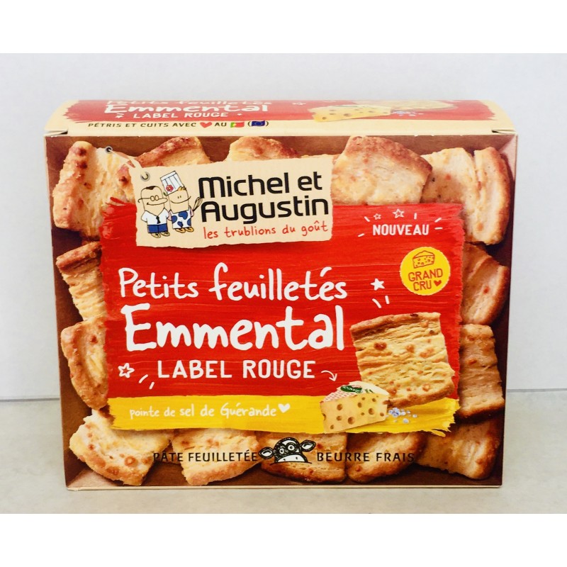 MICHEL ET AUGUSTIN PETIT FEUILLETÉ EMMENTAL 100 G