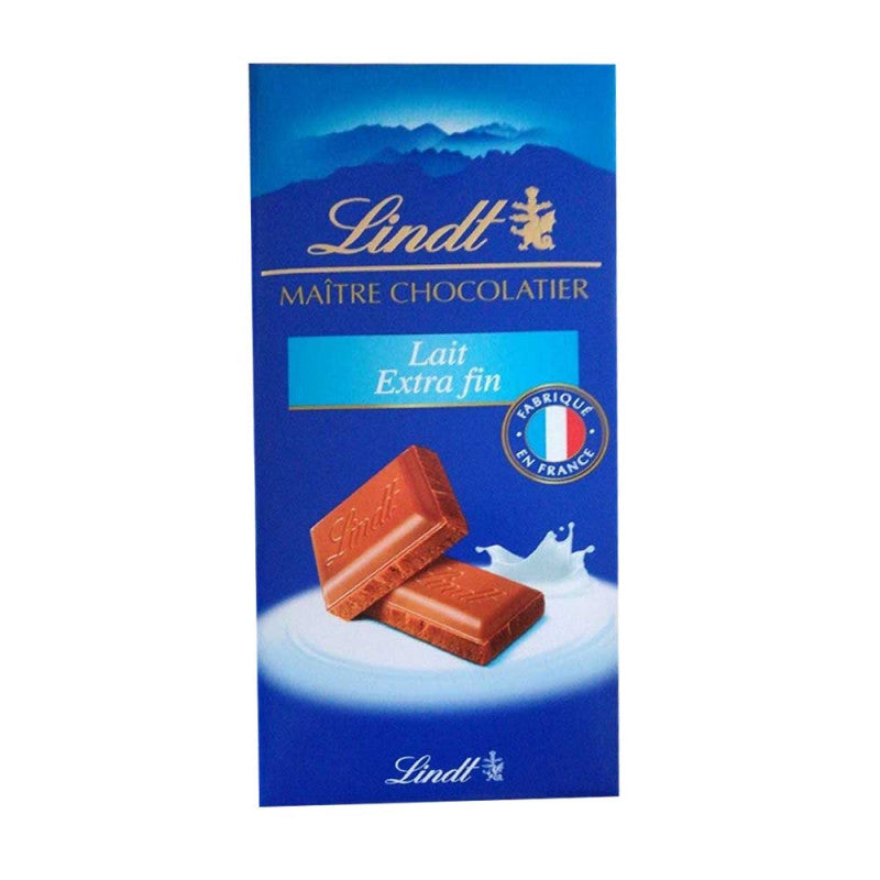 LINDT TAB.LAIT EXTRA FIN 110 G