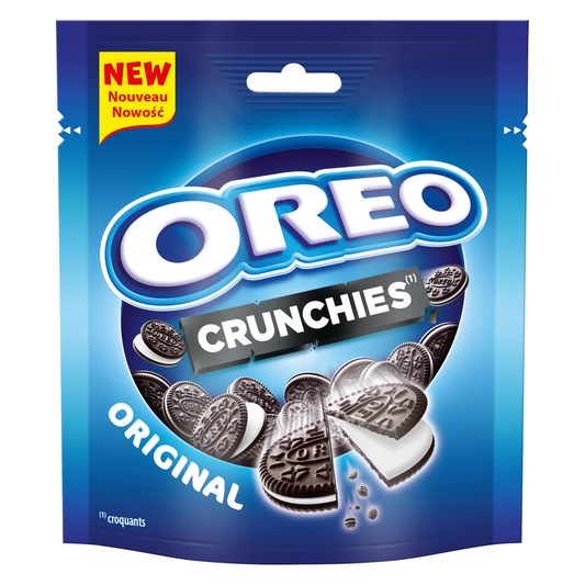 OREO Crunchies mini biscuits cacaotés fourrés vanille 110g