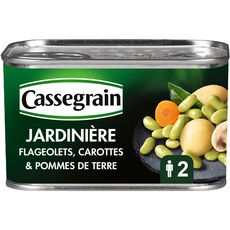 CASSEGRAIN JARDINIERE FLAGEOLETS CARROTES ET POMMES DE TERRE 400 G