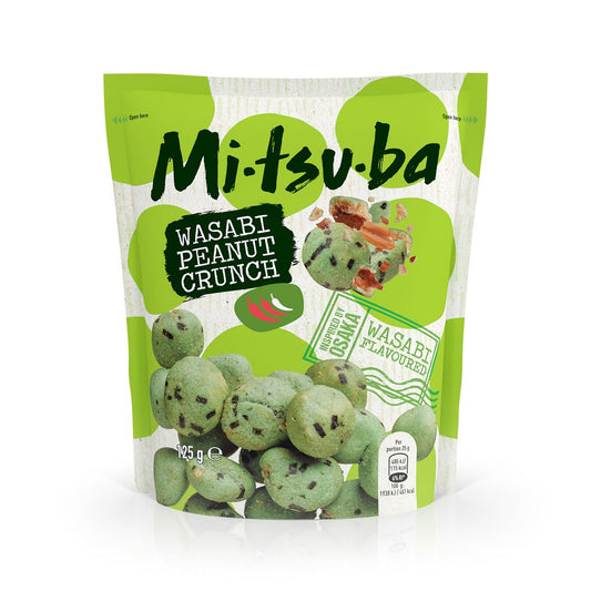 MI-TSU-BA Cacahuètes enrobées épicées au Wasabi 125g