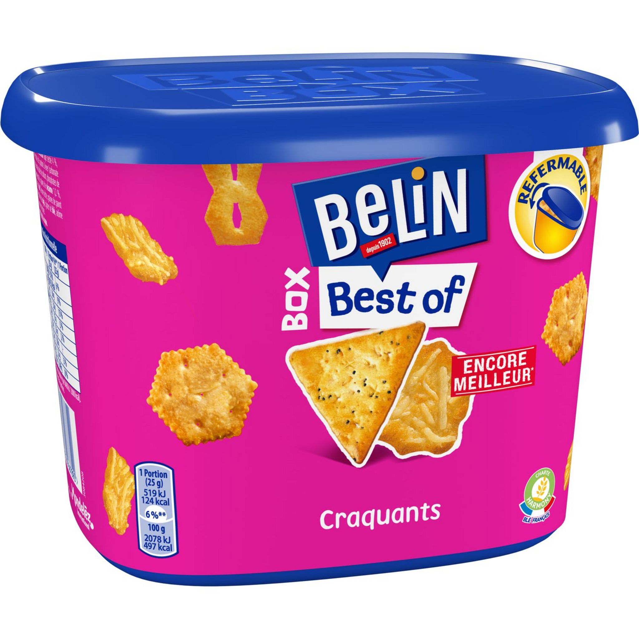Biscuits salés Belin Réception, boîte de 380 g - Biscuits salés