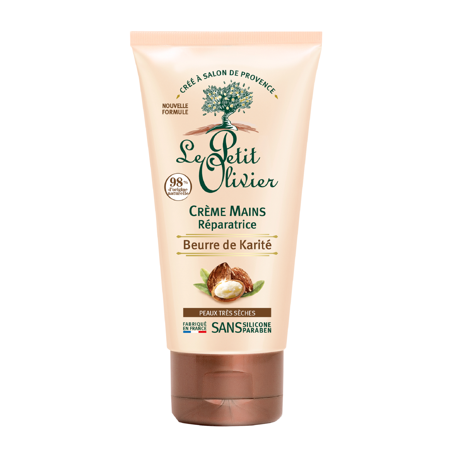 LE PETIT OLIVIER Crème mains réparatrice au beurre de karité peaux très sèches 75ml