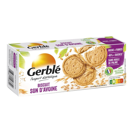 GERBLE Biscuits son d'avoine 144g