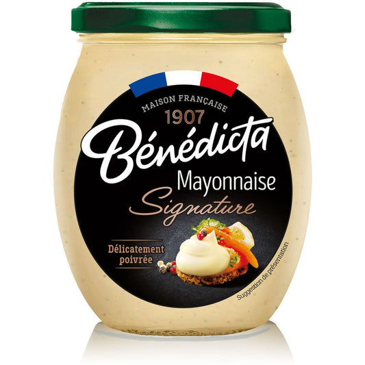 BENEDICTA Signature Mayonnaise délicatement poivrée bocal 255g