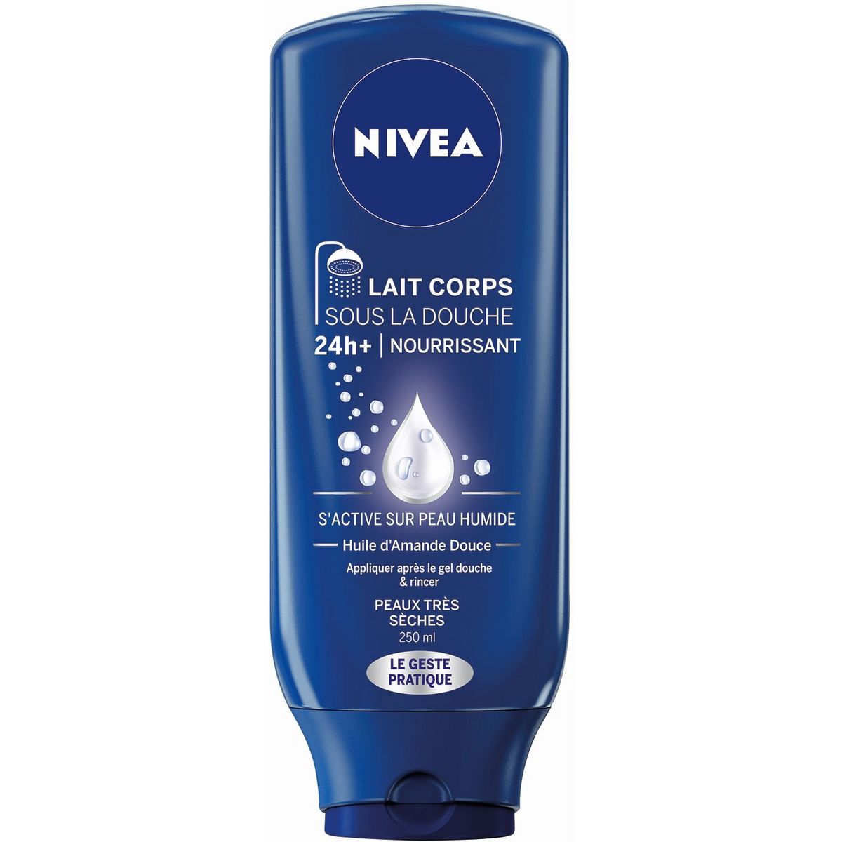 NIVEA Nivea Lait corps sous la douche amande douce peaux très sèches 250ml