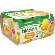 BLEDINA Petit pot dessert pommes et coings dès 4 mois 4x130g