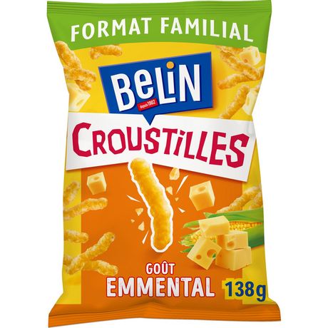 BELIN Croustilles goût emmental  138g