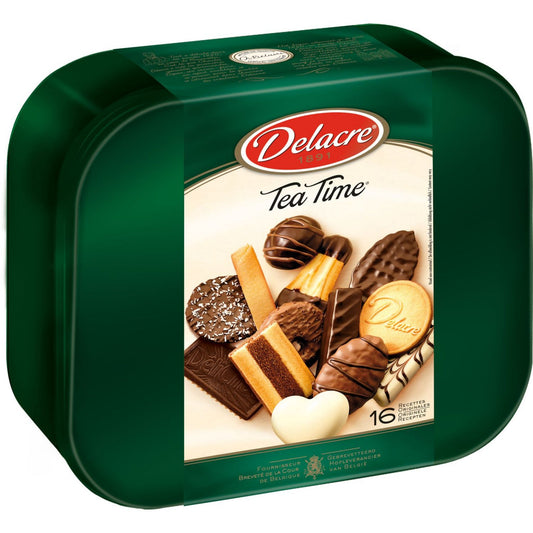 DELACRE Tea Time assortiment de biscuits fins 1kg