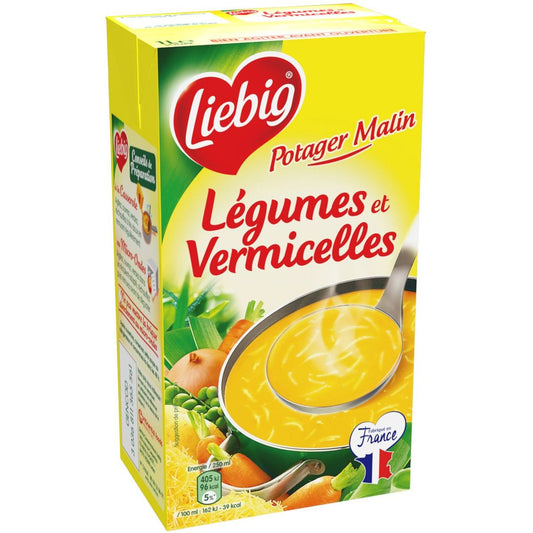 LIEBIG Pastasoup' Légumes et vermicelles 100% ingrédients