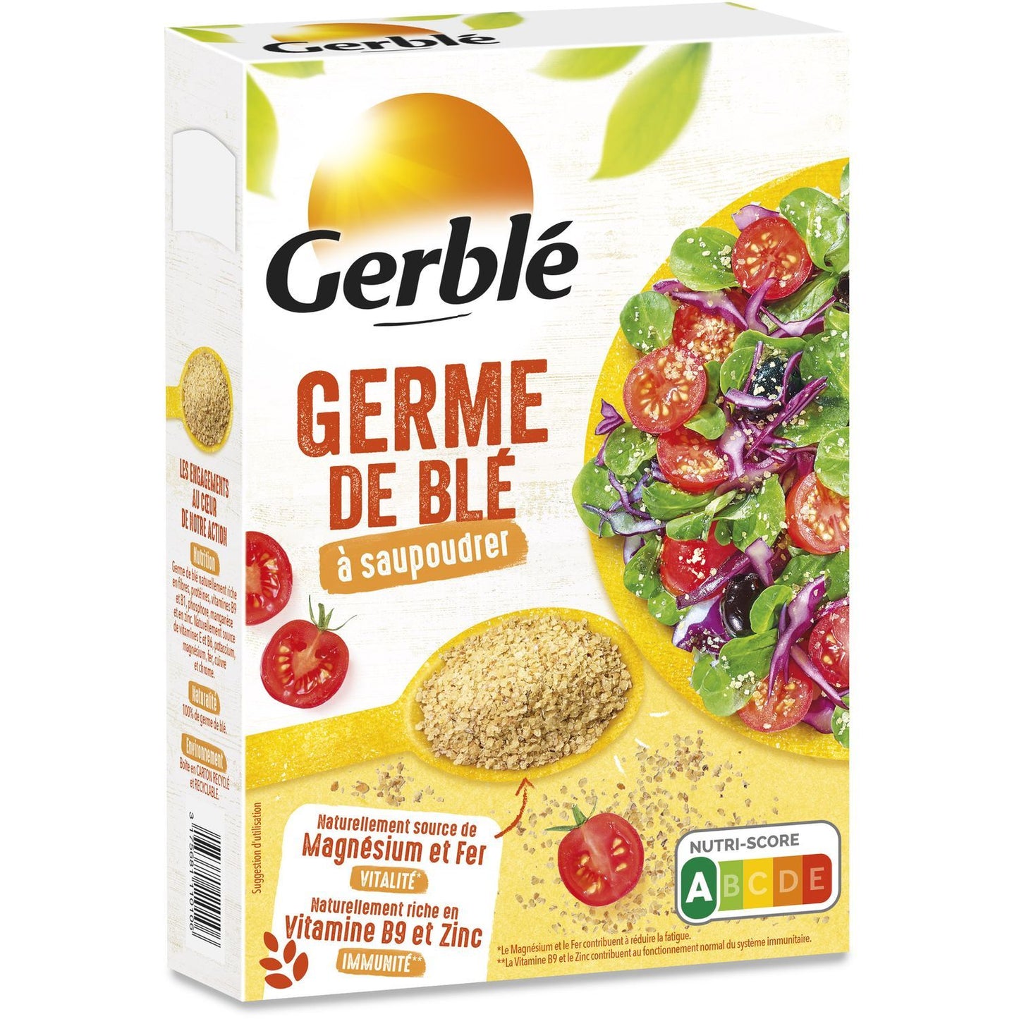 GERBLE Germe de blé à saupoudrer 250g