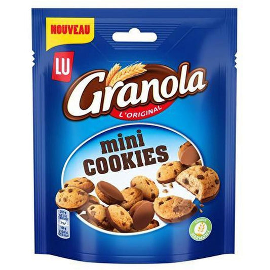 GRANOLA Mini cookies biscuits aux pépites de chocolat 110g